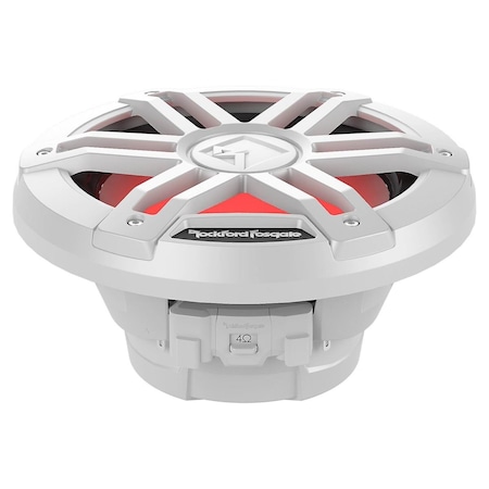 Lightluz 8 in. 150W Color Optix Marine Subwoofer; White LI3818244